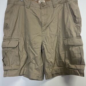 St. John's Bay Tan Cargo Shorts with Relaxed Fit